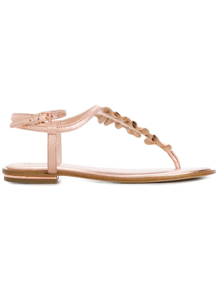 Michael Michael Kors Bella Thong Sandals - Pink & Purple