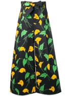La Doublej Balloon Print Trousers - Black