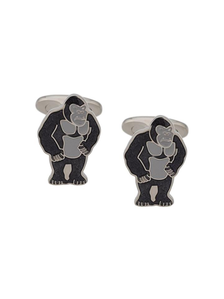 Etro King Kong Design Cufflinks - Silver