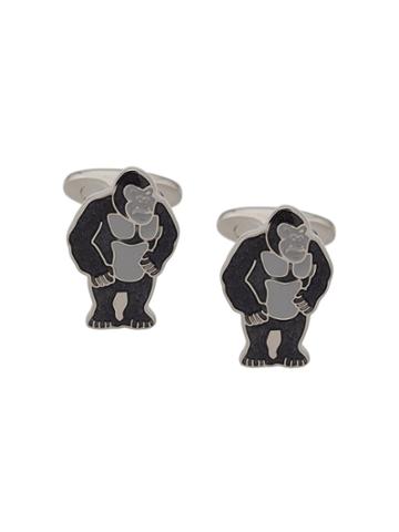Etro King Kong Design Cufflinks - Silver