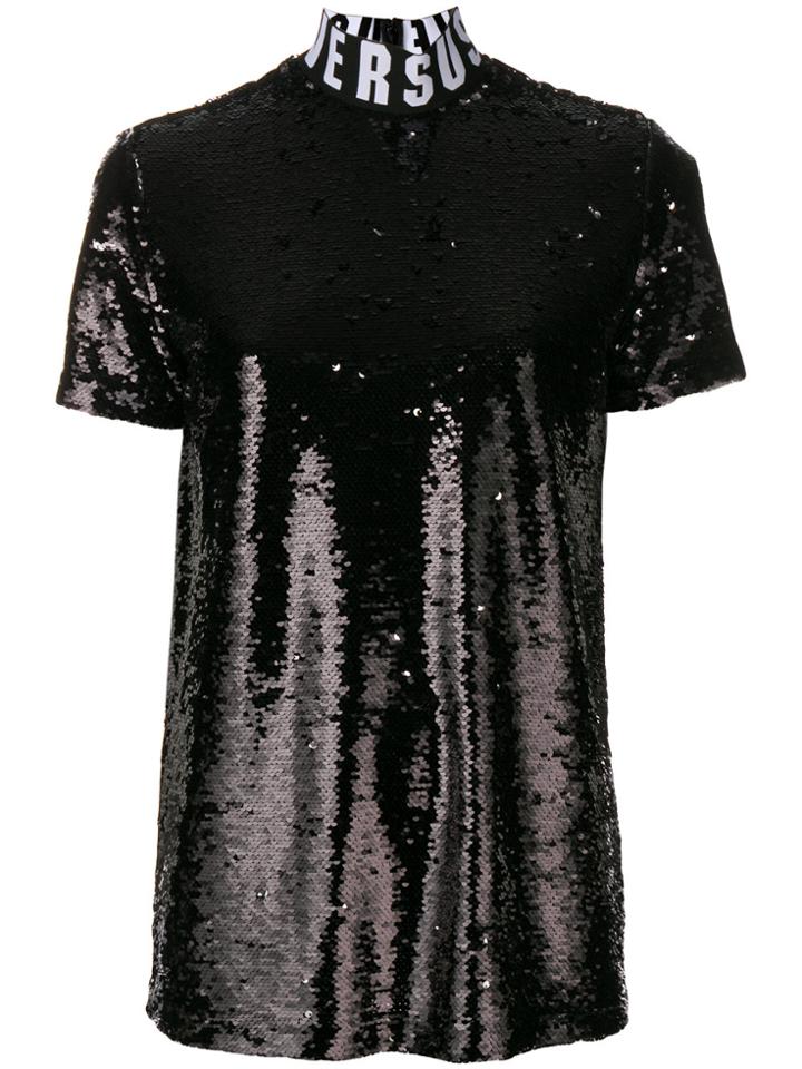 Versus Sequin Embellished T-shirt - Unavailable