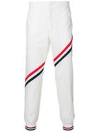 Thom Browne Stripe Detail Track Pants - White
