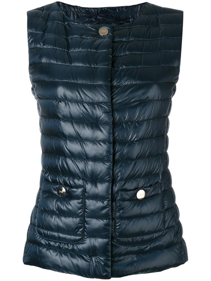 Herno Padded Vest, Women's, Size: 42, Blue, Polyamide/feather Down