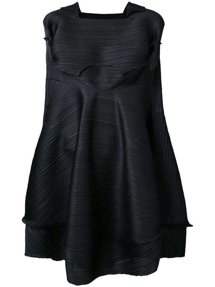 Pleats Please By Issey Miyake Jumping Plate Dress, Women's, Size: 5, Black, Polyester