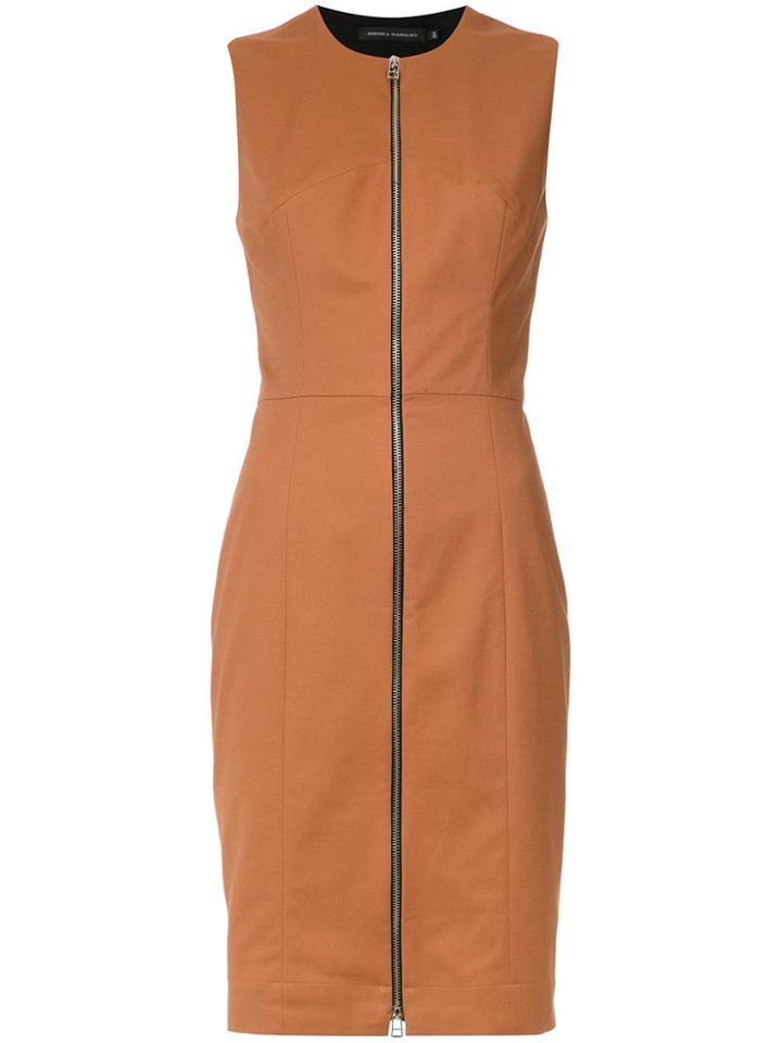 Andrea Marques Zipped Slim Fit Dress - Unavailable