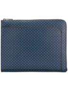 Alexander Mcqueen Small Micro Skull Pouch - Blue