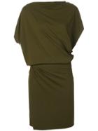 Plein Sud Asymmetric Jersey Dress - Green