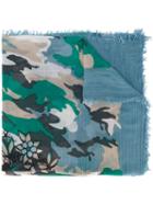 Zadig & Voltaire - Carp Print Scarf - Women - Polyamide/polyester/modal/wool - One Size, Blue, Polyamide/polyester/modal/wool