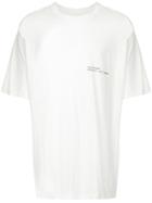 Song For The Mute Wander Kid Print Oversized T-shirt - White