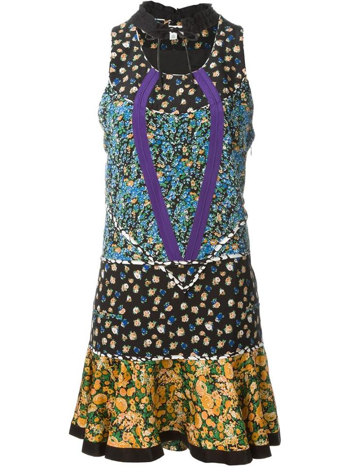 Coach Floral Print Mini Dress