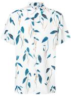 Ps By Paul Smith Plant Print Shirt - White