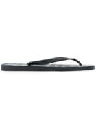 Mc2 Saint Barth Duck Print Flip-flops - Black