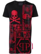 Philipp Plein Embellished Dollar T-shirt - Black