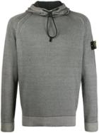 Stone Island Drawstring Neck Jumper - Green