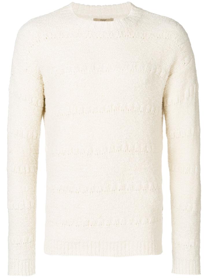 Nuur Fluffy Jumper - White
