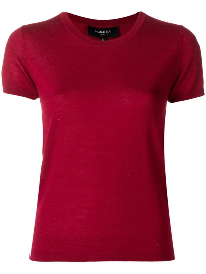 Paule Ka Slim-fit T-shirt - Red
