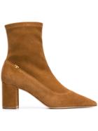 Tory Burch Pointed Ankle Boots - Brown