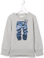 Diesel Kids 'kyacw' Sweatshirt, Boy's, Size: 10 Yrs, Grey