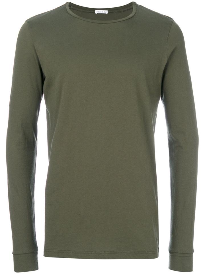 Tomas Maier - Classic T-shirt - Men - Cotton - Xl, Green, Cotton