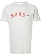 Norse Projects Patch Pocket Branded T-shirt - Grey