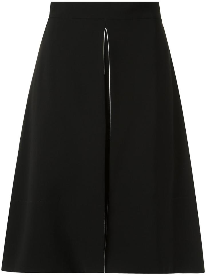 Gloria Coelho - Midi Skirt - Women - Polyester - 42, Women's, Black, Polyester