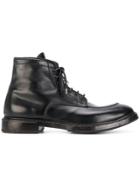 Premiata Lace-up Boots - Black