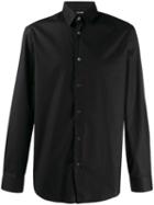 Les Hommes Back Print Shirt - Black