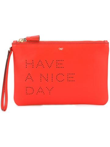 Anya Hindmarch 'have A Nice Day' Clutch