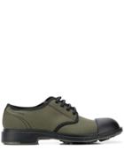 Pezzol 1951 Canvas Oxford Shoes - Green