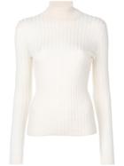 Gucci - Fine Knit Turtleneck - Women - Silk/cashmere/wool - S, Nude/neutrals, Silk/cashmere/wool