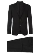 Tagliatore Jetted Pocket Suit, Men's, Size: 50, Black, Spandex/elastane/cupro/virgin Wool