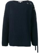 Stella Mccartney Ribbed Knit Sweater - Blue