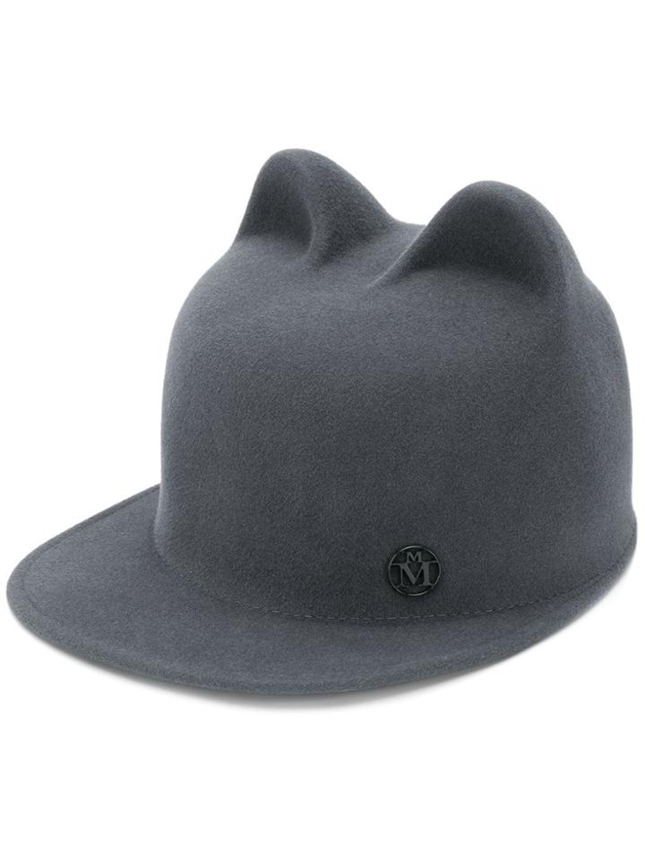 Maison Michel Jamie Cap - Grey