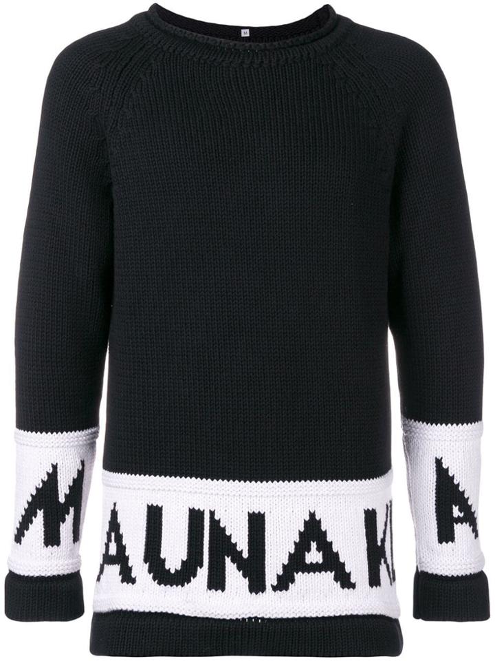 Mauna Kea Logo Knit Sweater - Black
