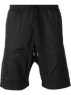 Stampd Wrinkled Bermuda Shorts, Men's, Size: M, Black, Polyester