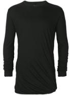 Rick Owens Double Crew Neck Sweatshirt - Black
