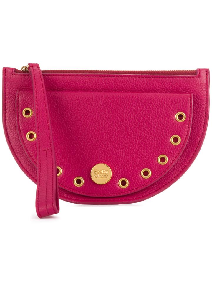 See By Chloé Kriss Wristlet - Pink & Purple