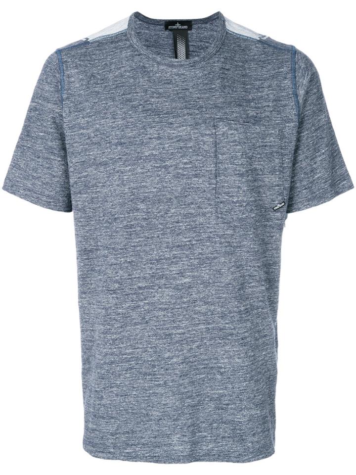Stone Island Shadow Project Printed Short Sleeve T-shirt - Blue
