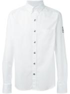 Moncler Gamme Bleu Button Down Shirt, Men's, Size: 4, White, Cotton