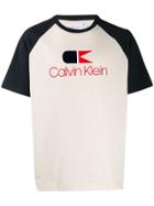 Calvin Klein Logo T-shirt - Neutrals
