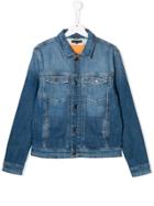 Tommy Hilfiger Junior Teen Buttoned Denim Jacket - Blue