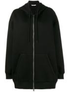 Givenchy Oversized Logo Print Hoodie, Women's, Size: 40, Black, Viscose/cotton