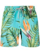 Mc2 Saint Barth Paradise Flower Swim Shorts - Green