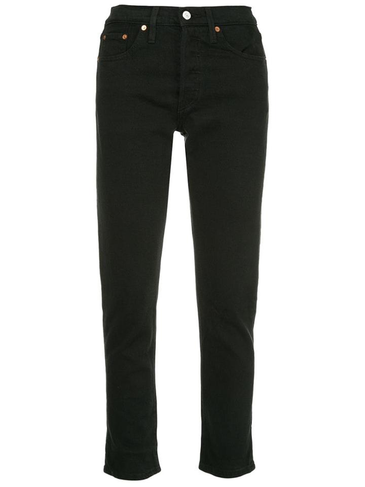 Levi's High Waisted Skinny Jeans - Black