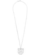 Salvatore Ferragamo Gancio Star Pendant Necklace, Women's, Metallic