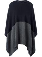 Chinti And Parker Contrast Colour Hooded Cape