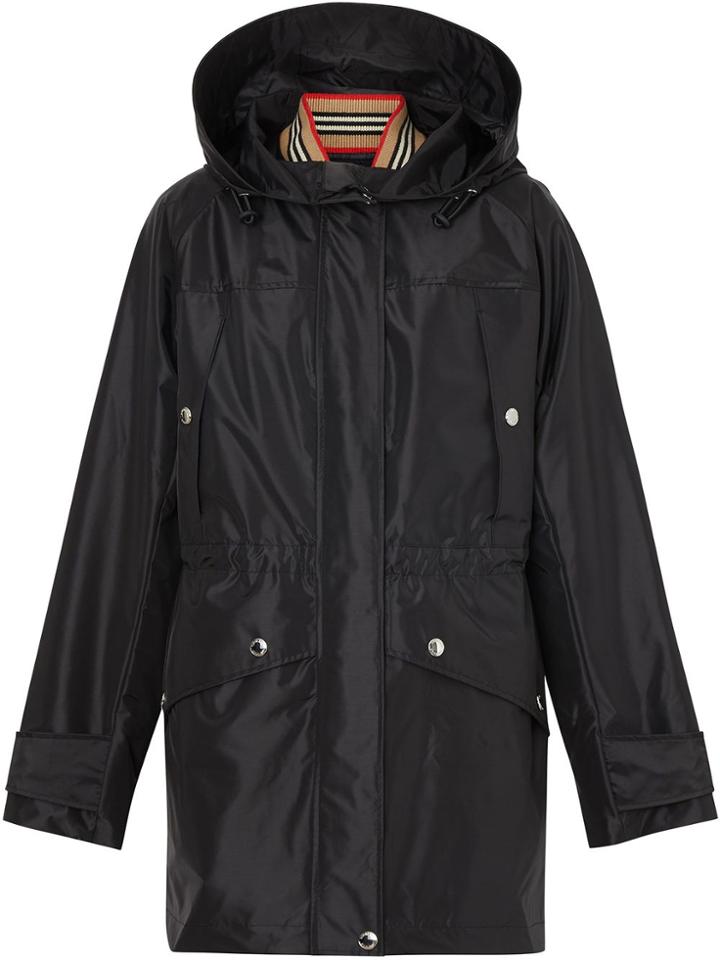 Burberry Detachable Gilet Zipped Coat - Black