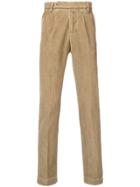 Entre Amis Corduroy Flared Trousers - Neutrals