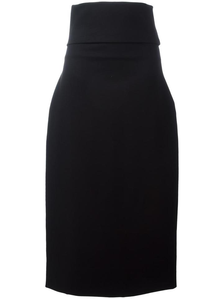 Jil Sander 'bouquet' Skirt, Women's, Size: 38, Black, Wool/polyamide/spandex/elastane/spandex/elastane