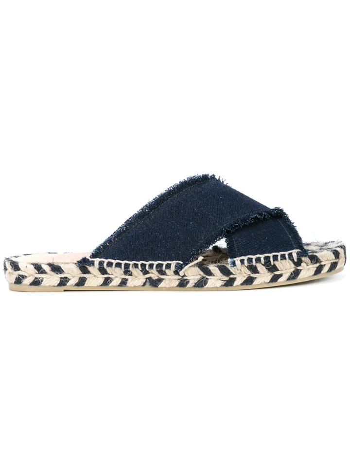 Castañer Palmera Crossover Sandals - Blue